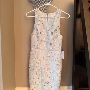 NWT ASTR Mint Floral Lace High Neck
Mini Dress XS